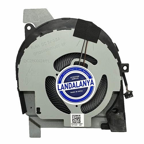 Landalanya Replacement New Cooling Fan for Dell Latitude 5501 15-5511 Precisio-n 15-3551 3541 P/N: 0CVMC1 CVMC1 DC28000NXSL DFS20004053J0T