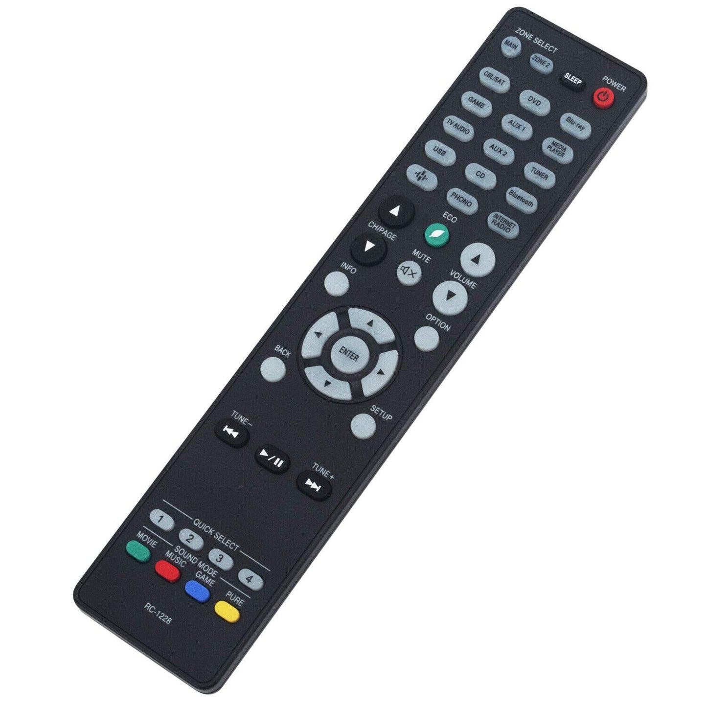 NTQinParts Replacement Remote Control Controller for Denon AVR-S970H 7.2 Channel 8K Home Theater AV Receiver
