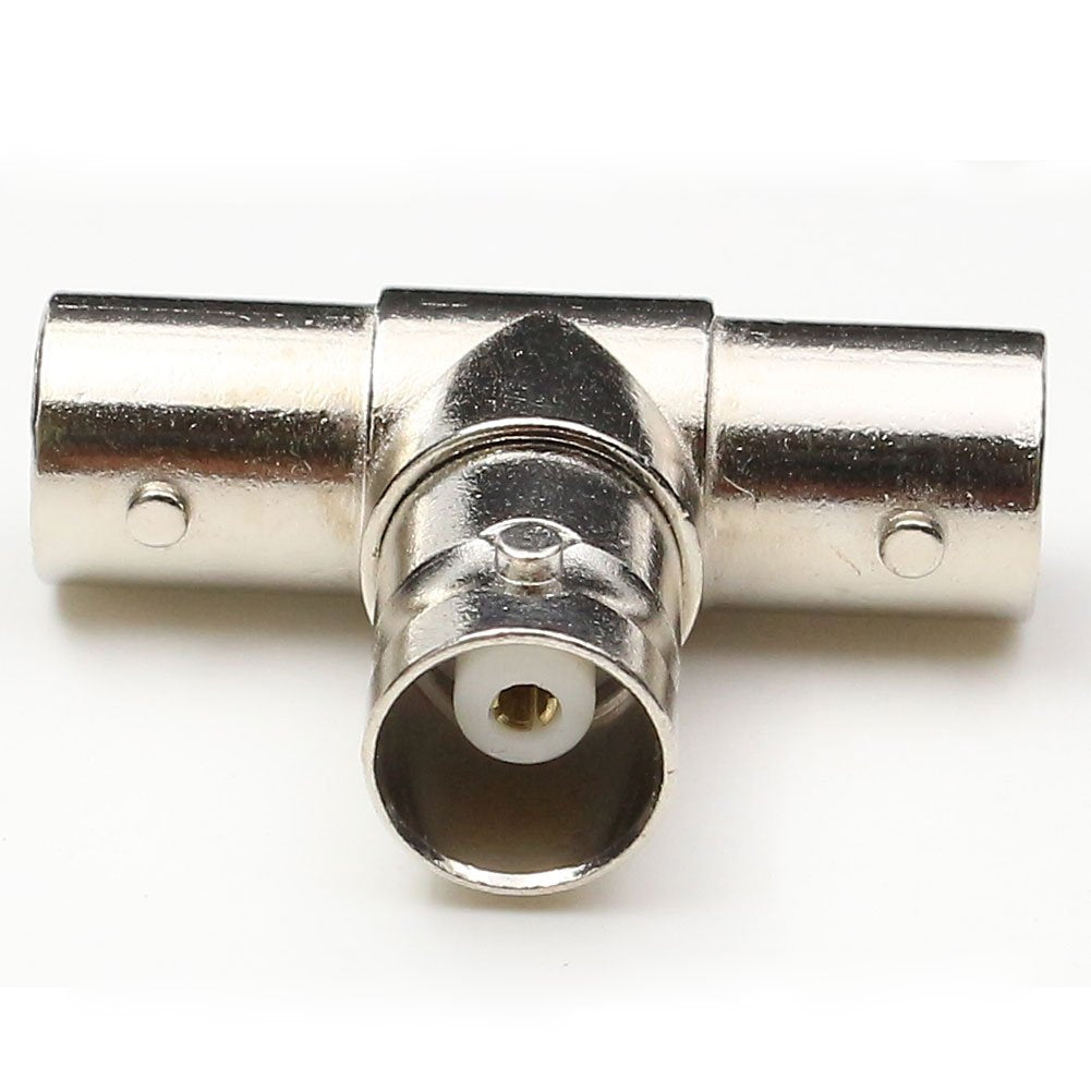 ANHAN BNC Splitter - BNC Tee Coax Adapter RF Coaxial Adapter - 2 Way Female Splitter