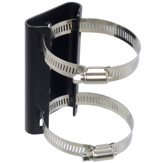 VideoSecu Pole Mount Clamp Bracket for CCTV Security Cameras, Adjustable Diameters 84mm-165mm, Loading Capacity 20 lbs