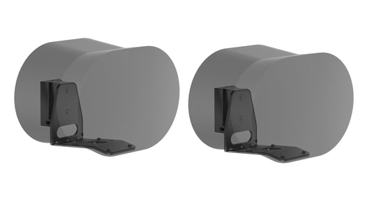 ynVISION.DESIGN Wall Mount Compatible with Sonos Era 300 Speakers - Pair - Tilt 18°/Swivel ±21° - Cable Management - Concrete/Brick/Wood Stud Mounting