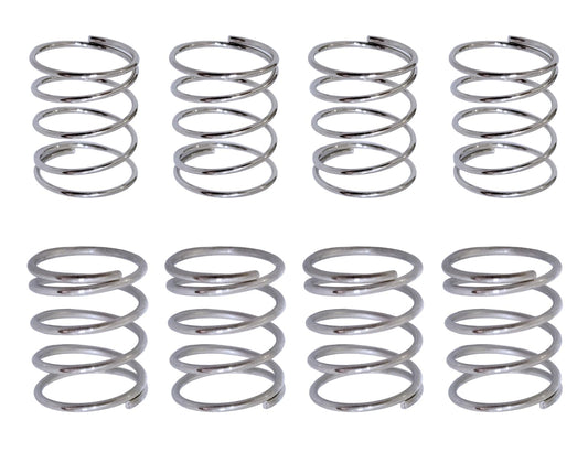 Auto-plaza 8pcs 2lb 4lb Springs for Sanwa JLF Joysticks Stainless Steel Springs for Games Box Sticks (4pcs 4lb + 4pcs 2lb springs)
