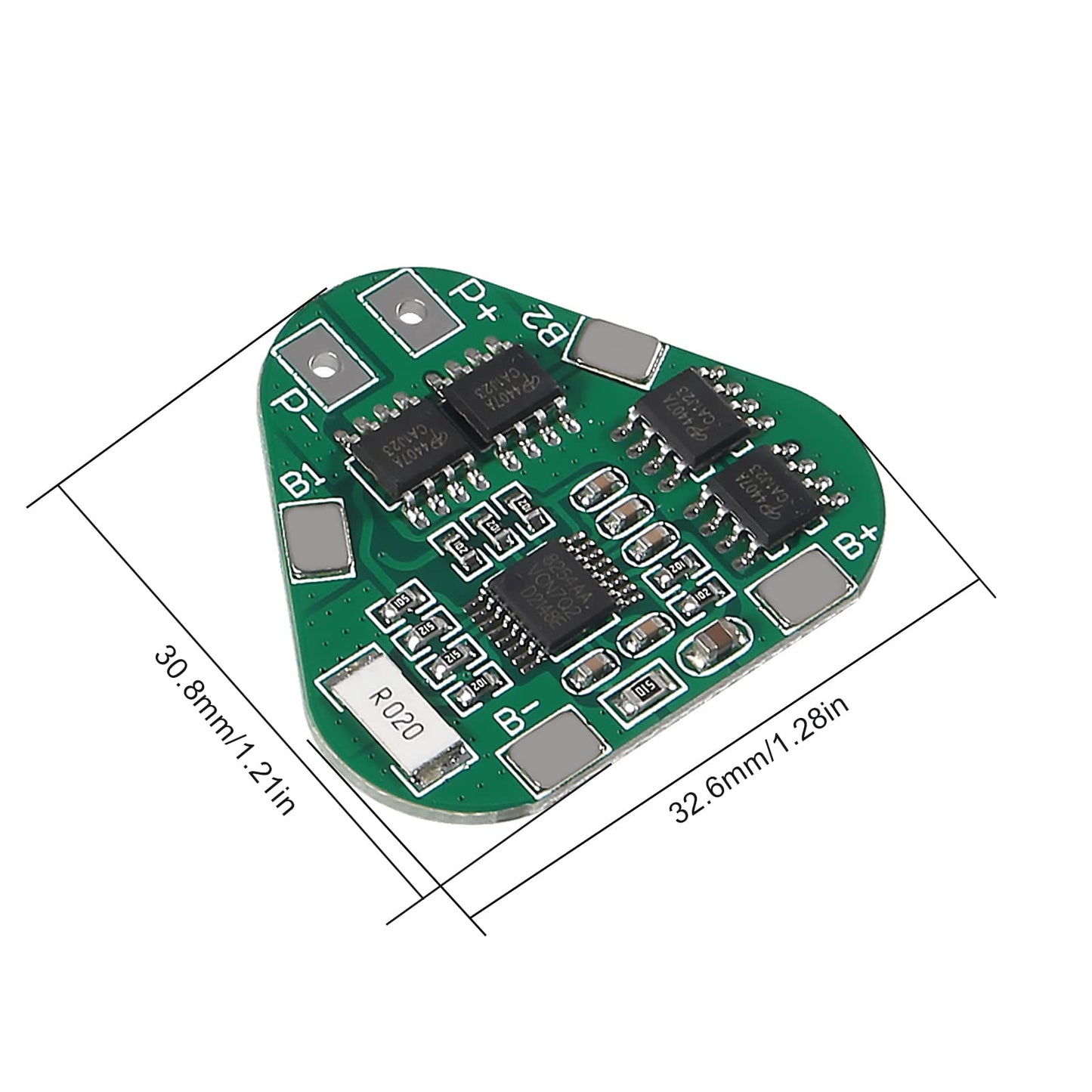 Alinan 6pcs 3S 8A 12V 18650 Lithium Battery Protection Board 10.8V 11.1V 12.6V BMS PCM PCB Overcharge Over-Discharge Protection Module for 3 Li-ion…