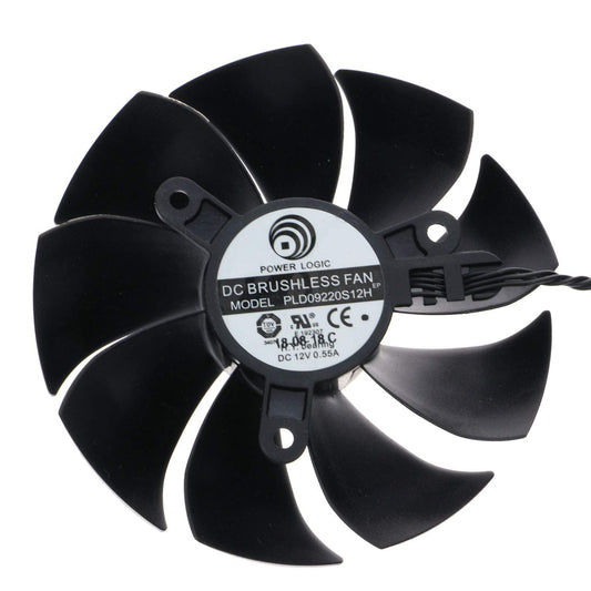 Right Cable 8.5cm Graphics Card Cooling Fan for EVGA RTX 2060 2070 2080 2080ti 4pin 12V PLD09220S12H