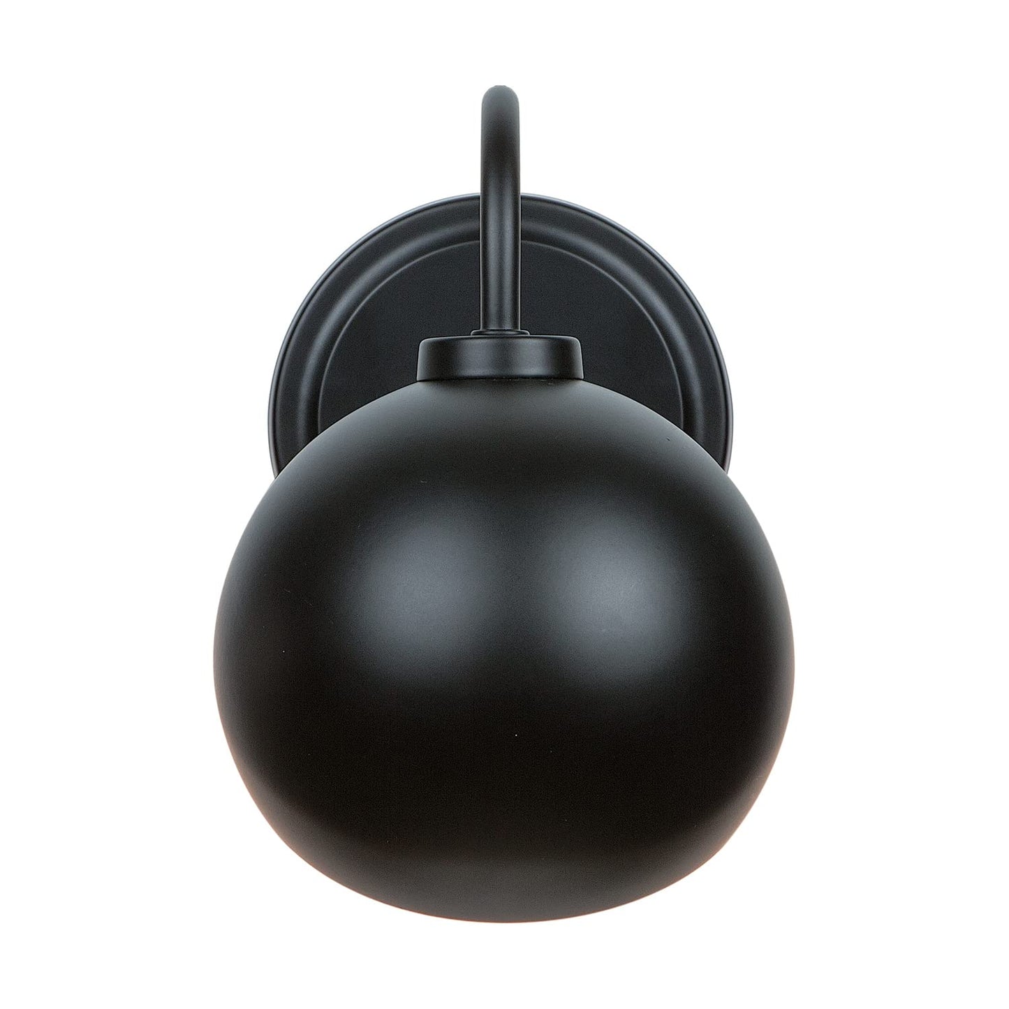 Capital Lighting 633111MB Hadley Tiltable Bolt-On Metal Shade Wall Sconce, 1-Light 60 Watt, 8" H x 6" W, Matte Black