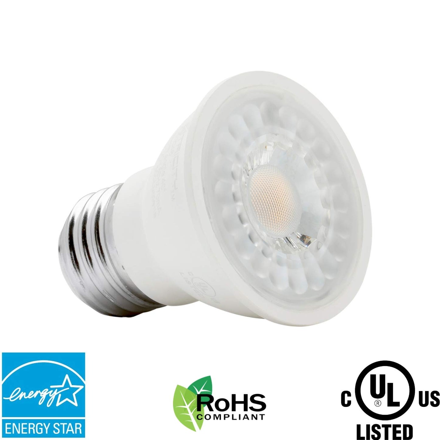 Xtricity LED PAR16 Dimmable Spot Light Bulb, 7W (50W Equivalent), 500 Lumens, 3000k Soft White, 120V, Energy Star Certified, UL Listed (6 Pack)