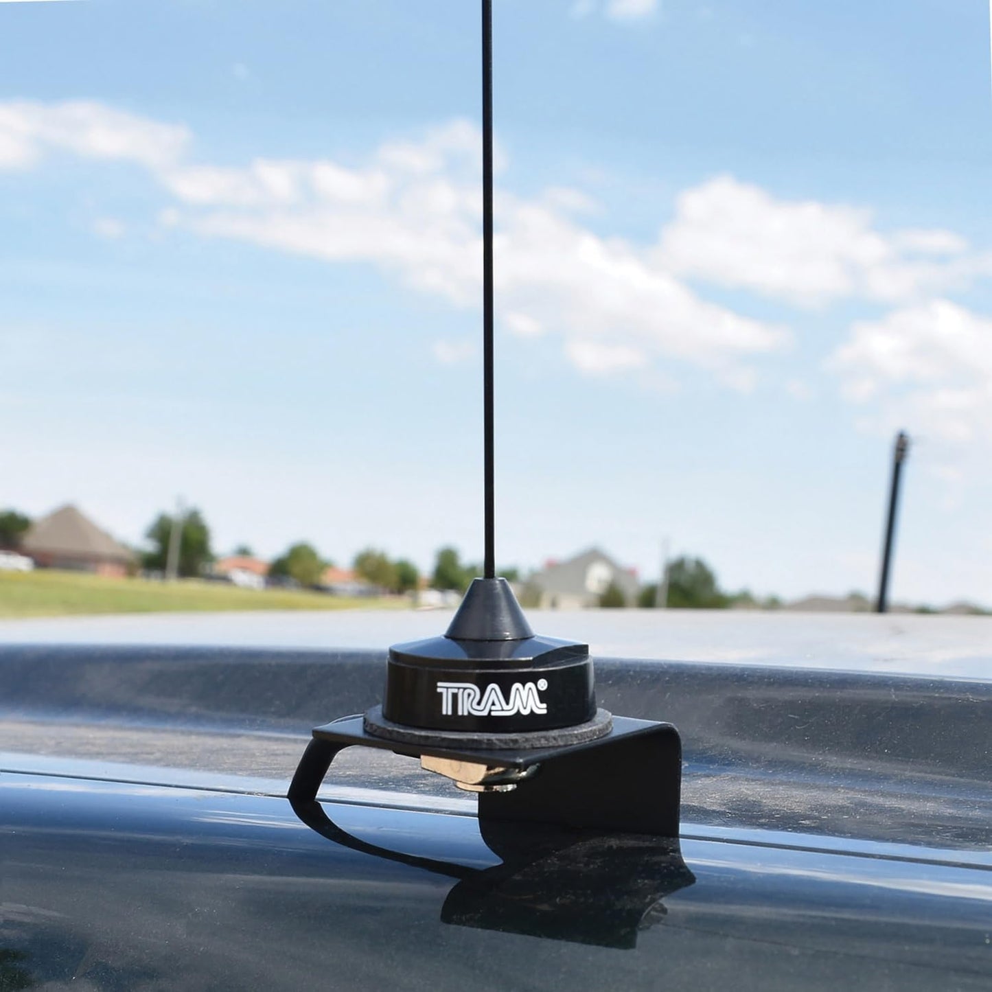 Tram 1121-B 200-Watt Pretuned 150 MHz to 162 MHz Black-Nut-Type Quarter-Wave Antenna with NMO Mounting
