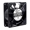 SXDOOL 120mm AC 115V Ball Bearing Fan 110V for DIY Cooling Ventilation Exhaust Projects