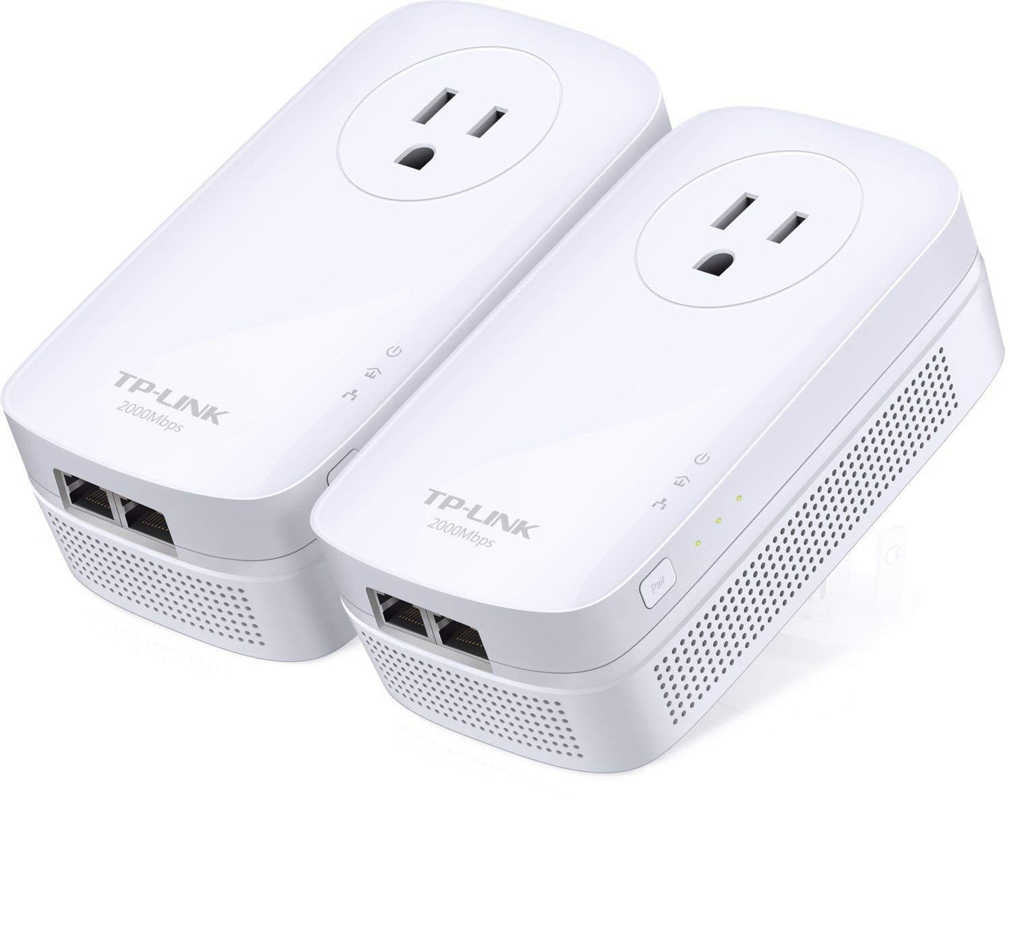 tp-link AV2000 Mbps Powerline Ethernet Adapter - Gigabit Port, Ethernet Over Power, Plug&Play, Power Saving, MU-MIMO, Noise Filtering(TL-PA9020P KIT)