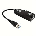 USB to Ethernet Adapter, Supports Nintendo Switch, Foldable USB 3.0 to Gigabit Ethernet LAN Network Adapter, Network Gigabit RJ45 LAN 10 100 1000 Mbps