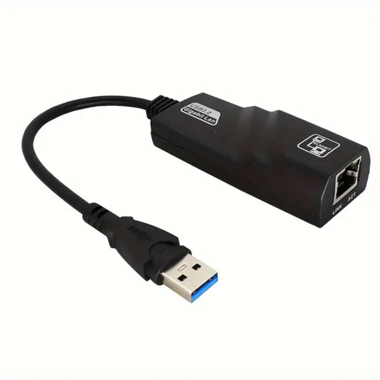 USB to Ethernet Adapter, Supports Nintendo Switch, Foldable USB 3.0 to Gigabit Ethernet LAN Network Adapter, Network Gigabit RJ45 LAN 10 100 1000 Mbps