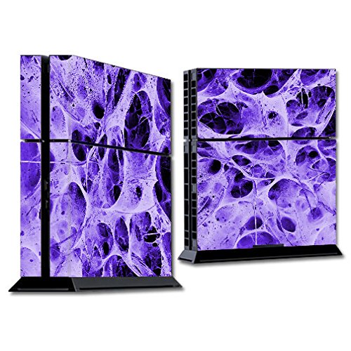 Skin Decal Vinyl Wrap for PS4 Sony Playstation Console (Skins only) / Neurons Purple Web Skin Weird