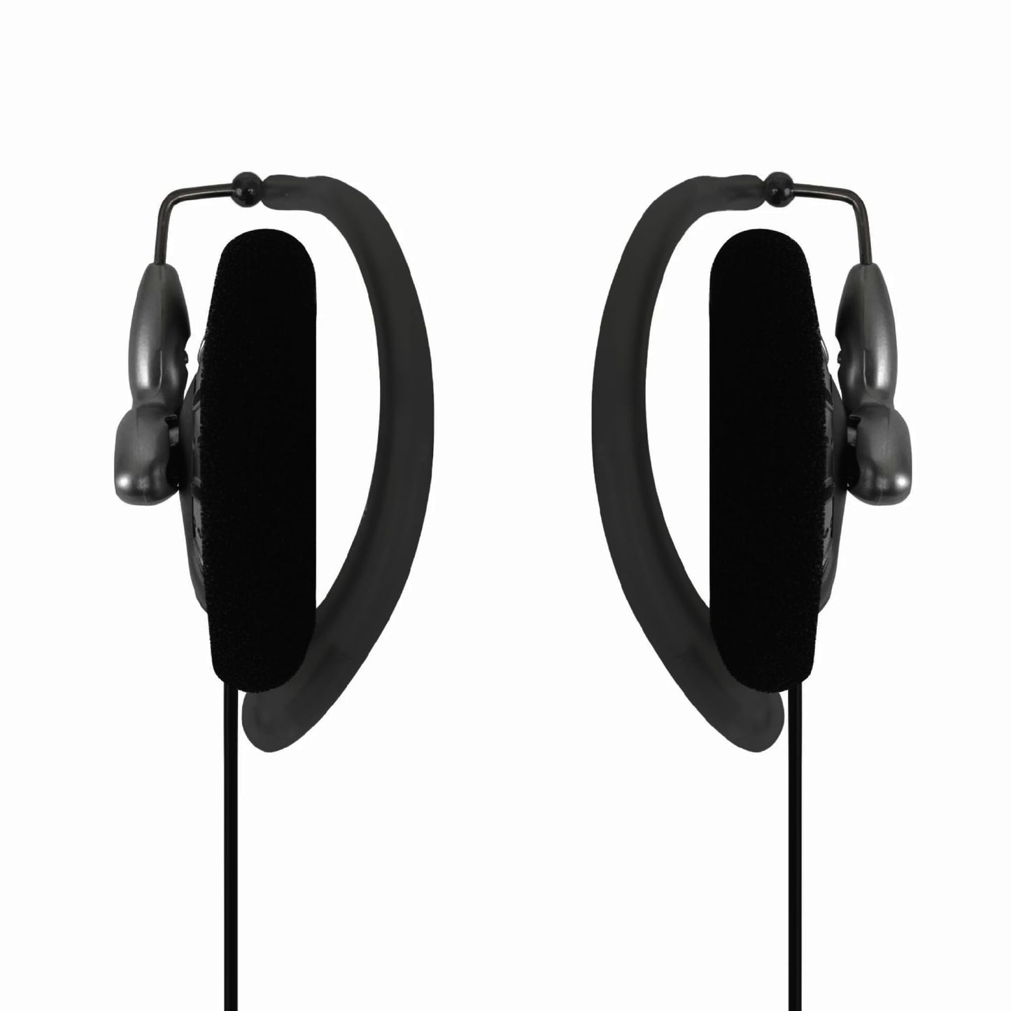 Koss KSC75 Portable On-Ear Clip Headphones, Retro Style, Ultra Lightweight, Grey