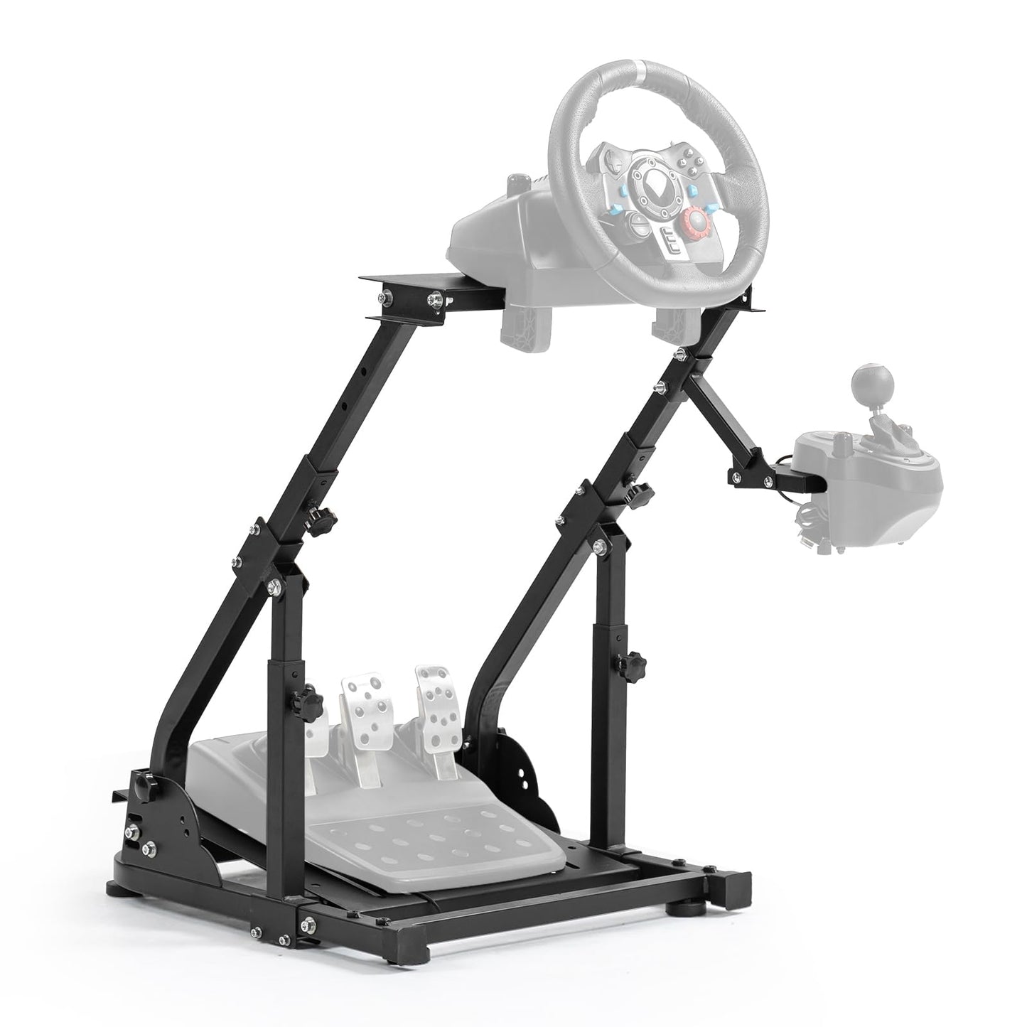 Marada Sim Racing Wheel Stand,Adjustable height angle Steering Wheel Stand,Fit for Logitech G25 G27 G29 G920 G923, for Thrustmaster T300 T248, No