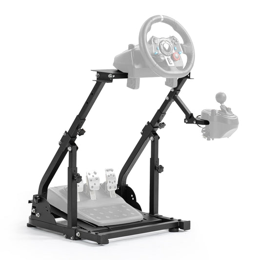 Marada Sim Racing Wheel Stand,Adjustable height angle Steering Wheel Stand,Fit for Logitech G25 G27 G29 G920 G923, for Thrustmaster T300 T248, No