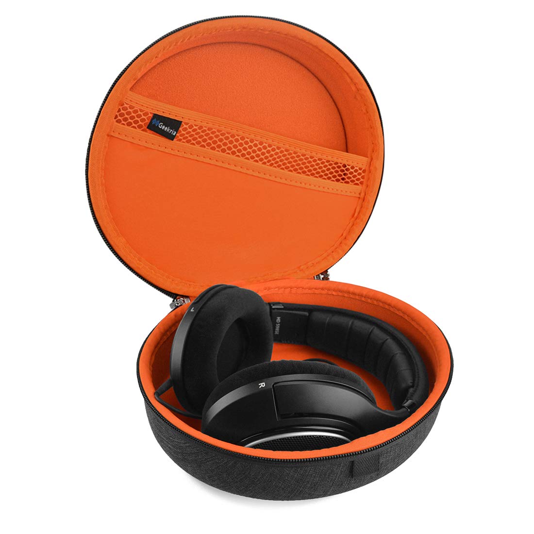 Geekria Shield Headphones Case Compatible with Sennheiser HD550, HD505, HD598, HD650, HD600, HD558, HD518 and More, Replacement Hard Shell Travel