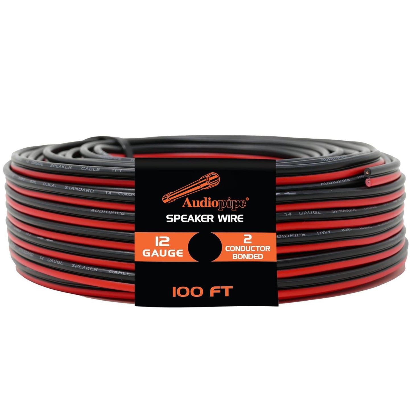 BEST CONNECTIONS Speaker Zip Wire Primary Bonded Red & Black Speaker Cable Stranded Speaker Wire Car Audio Automotive Home Theatre (Various Gauge/Size