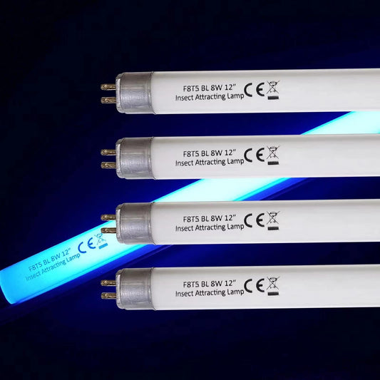 Celiwace 4 Pack T5 8 Watt F8T5 Fluorescent Bulb, BL Black Light Bulb BL368 WS108 Replacement Fluorescent Tube 12 inch