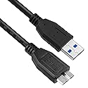 MaxLLTo 6Feet USB 3.0 Data Cable Cord for Western Digital WD My Book External Hard Drive