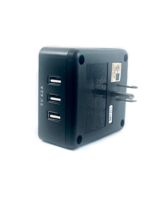 Insignia Wall Tap 3 Usb and two Ac Outlets