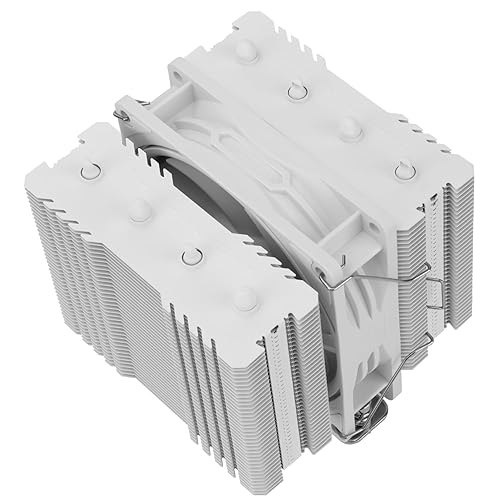 Thermalright Peerless Assassin 90 SE White Dual-Towers CPU Cooler, with Aluminum Heatsink Cooling,High Perfommance PC Radiator, 110mm Tall,Intel