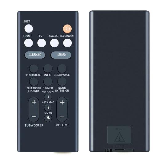 Replacement Remote Control for Yamaha Soundbar ATS-1070 ATS-1080 ATS-1060 ATS-2090 YAS-106 YAS-207 YAS-107 YAS-108 Sound Bar System