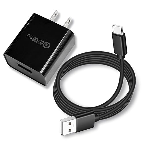 10ft USB C 18W QC3.0 Fast Charger for T-Mobile Tab 5G Tablet 2023 REVVL 5G, REVVL 6/6X Pro 5G, 7/7 Pro 5G, REVVL 4/4,REVVL V+ 5G,Revvlry+,Revvlry Type