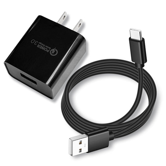 10ft USB C 18W QC3.0 Fast Charger for T-Mobile Tab 5G Tablet 2023 REVVL 5G, REVVL 6/6X Pro 5G, 7/7 Pro 5G, REVVL 4/4,REVVL V+ 5G,Revvlry+,Revvlry Type