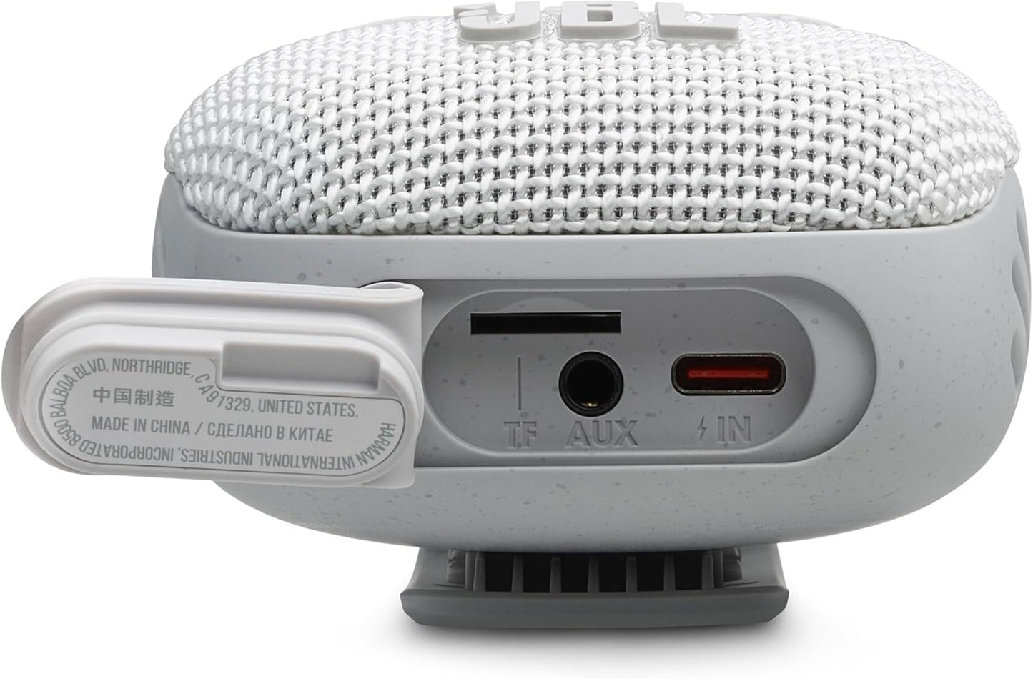 JBL Wind 3 FM Bluetooth Handlebar Speaker (Gray) (Renewed)