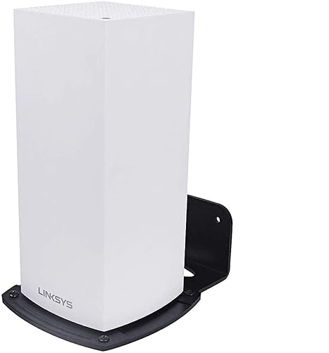 VOMENC Linksys Velop WiFi 6 Mesh Router Wall Mount Bracket Wall Mount Stand Holder,WiFi Accessories for Linksys Velop Home Mesh with Easy Installation