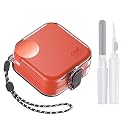 [with Safety Lock] Compatible with CMF Buds/CMF Buds 2a Case Cover, Full Body Shockproof Hard PC Protective Case with Lanyard & Cleaner Kit