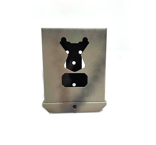 CAMLOCKbox Theft-Deterrent Powder-Coated Steel Security Box Compatible with Spypoint Flex Trail Cameras (61090)