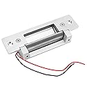 Heavy Duty Electric Door Strike Lock ANSI Standard 12V DC Fail-Secure or Fail-Safe Adjustable for Access Control Cylindrical Locksets or Mortise Lock