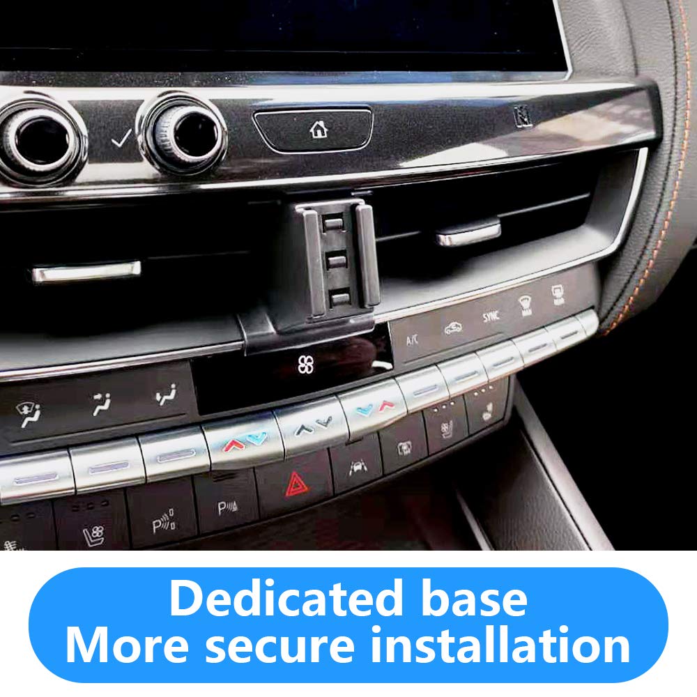 LUNQIN Car Phone Holder for Cadillac CT5 2020 2021 2022 2023 2024 2025 2026 and CT5-V 2020-2026 Auto Interior Accessories Cell Phones Mount Cellphone