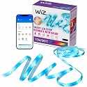 WiZ Connected Smart Light Strip, Sunset/Sunrise Automation, Preset Modes, Control with Voice or App, Full Color RGB Lighting, Voice Control, 50ft Cut