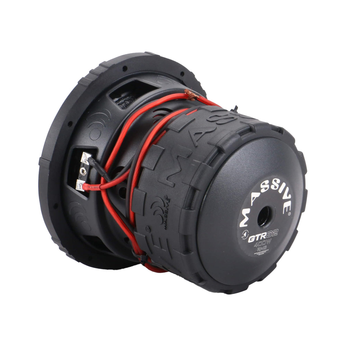 Massive Audio GTR64 | 6.5" 400 Watts RMS | 800w MAX Dual 4 Ohm Subwoofer with Grill