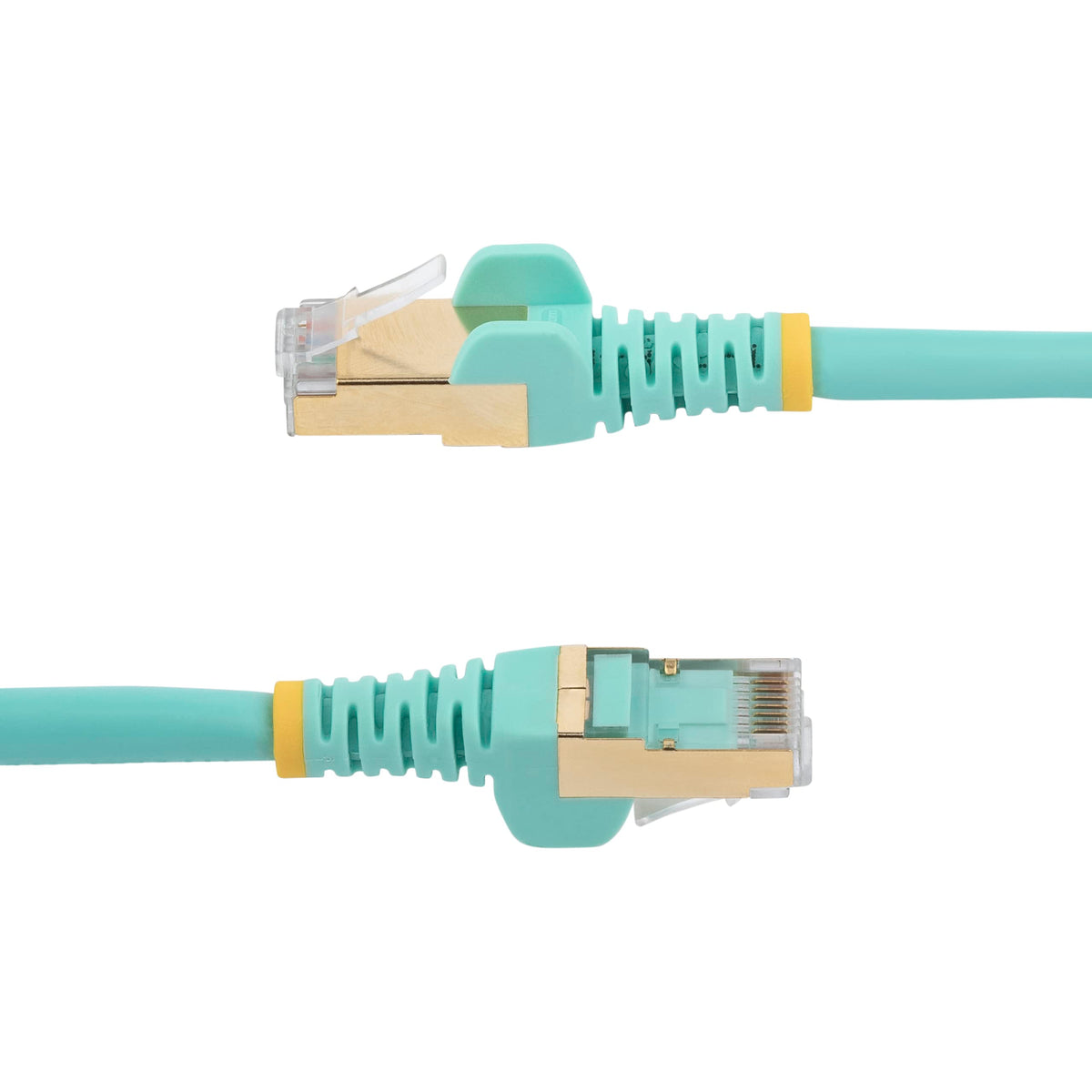 StarTech 35ft Cat6a Snagless Ethernet Cable, Aqua (C6ASPAT35AQ)