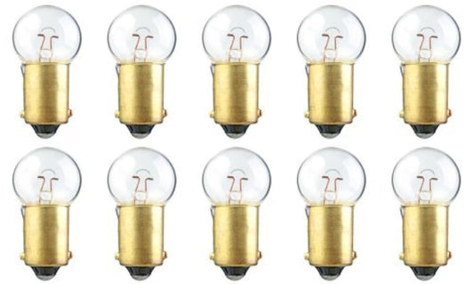 CEC Industries #55 Bulbs, 7 V, 2.87 W, BA9s Base, G-4.5 Shape (Box of 10)