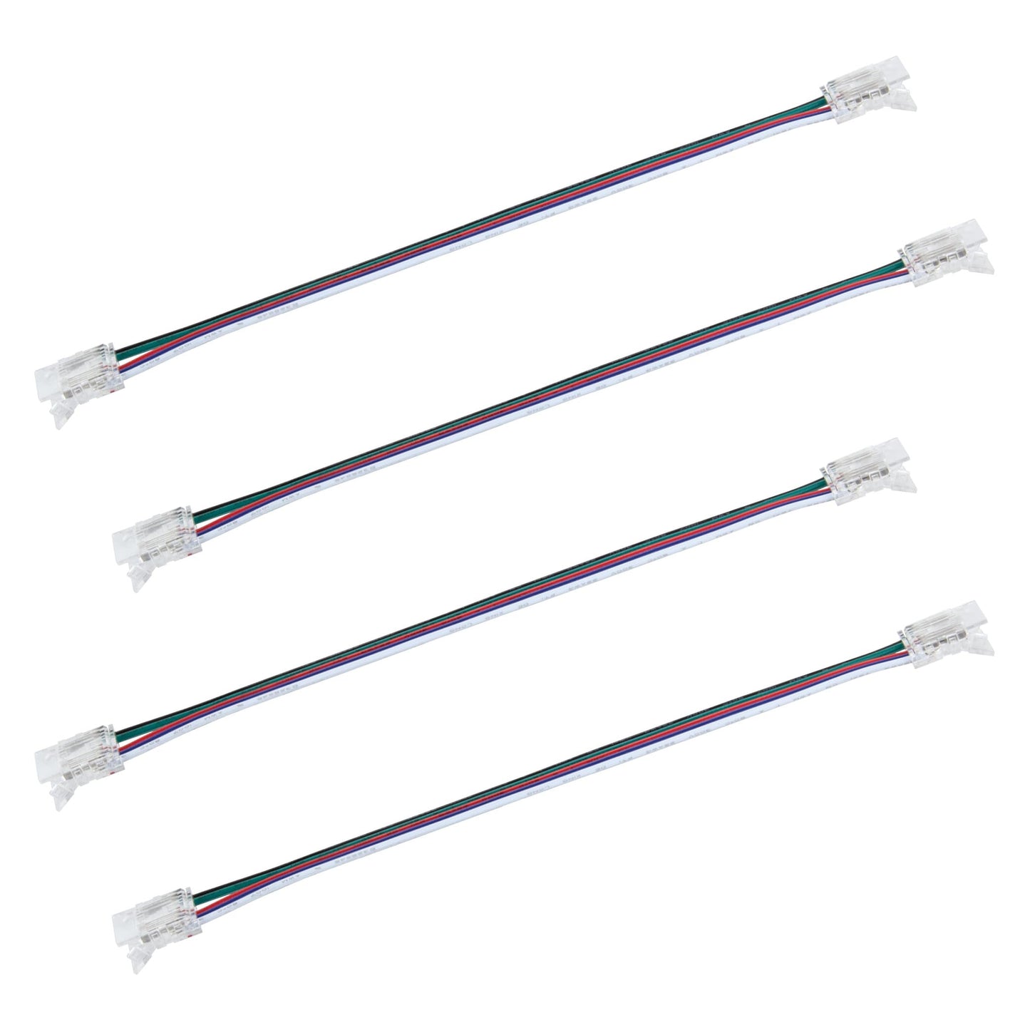 Armacost Lighting 5 Pin COB RGB+W 6" Tape to Tape LED Strip Light Connectors, 4 Pack 761620