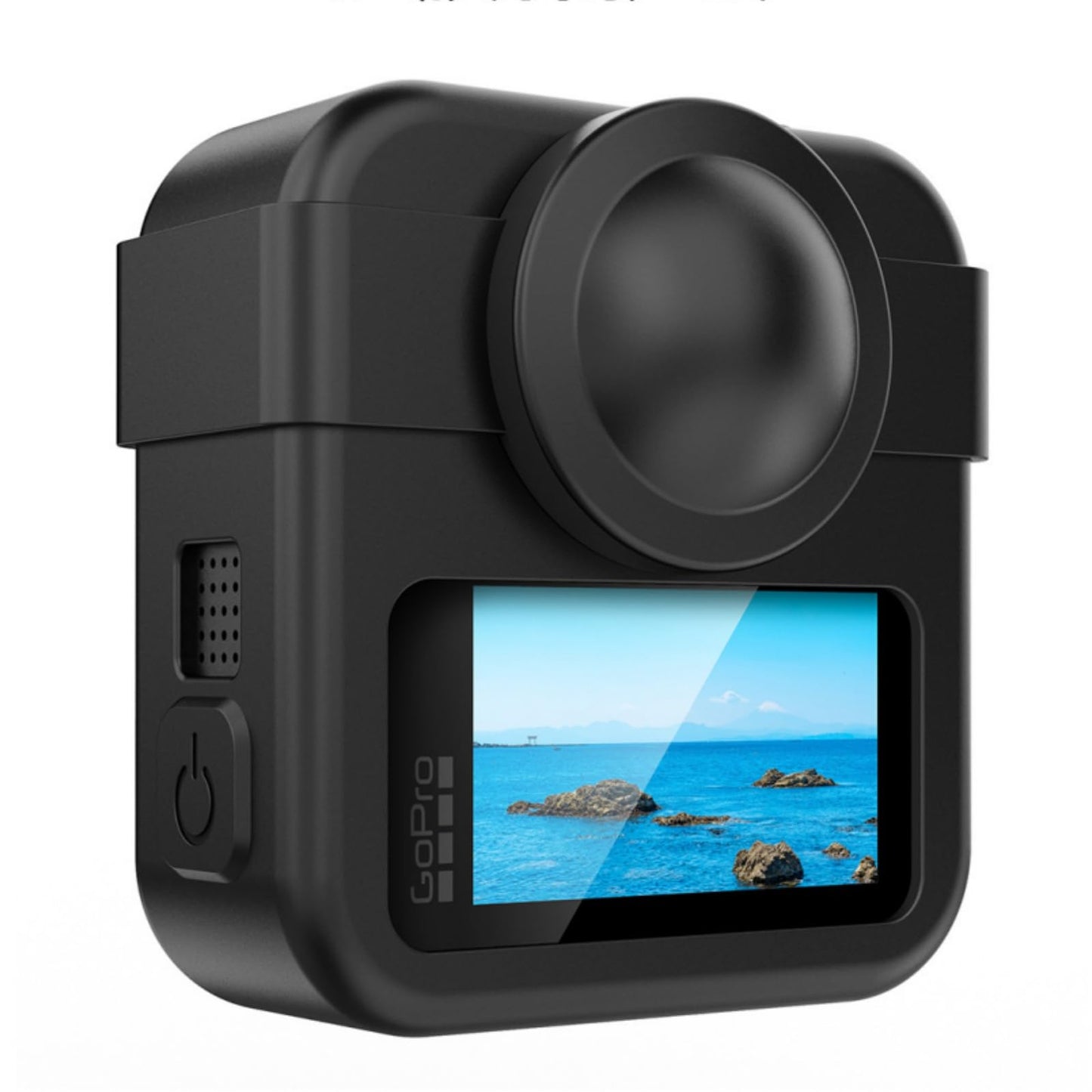 Ferbao Silicone Case for GoPro Max2,Protective Cover with Lanyard for GoPro Max2 (Silicone Case)