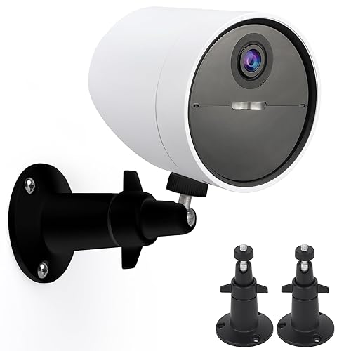 UYODM 2 Pack Wall Mount Holder for SimpliSafe Outdoor Security Camera, 360°Rotation Security Bracket with 1/4 Screw Thread, Camera Not Included