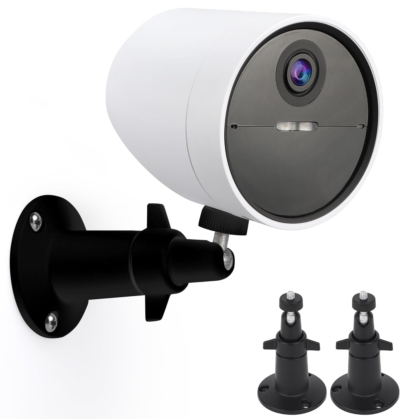 UYODM 2 Pack Wall Mount Holder for SimpliSafe Outdoor Security Camera, 360°Rotation Security Bracket with 1/4 Screw Thread, Camera Not Included
