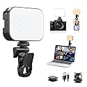 Ulanzi VL100X Selfie Light, Clip LED Light Panel for Phone/Laptop/Tablet/Computer, Bi-Color Portable Clip Camera Light with Dimmable 2500-6500K