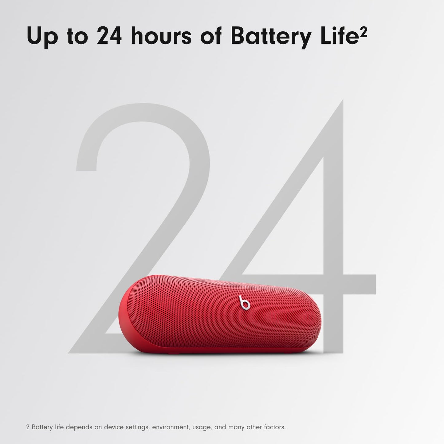 Beats Pill - Wireless Bluetooth Speaker and Portable Charger via USB-C - Up to 24 Hours Battery Life, IP67 Water Resistant, Apple & Android