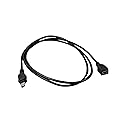 YCS basics Black 3 Foot USB 2.0 USB Mini B Male to USB Mini B Female Cable