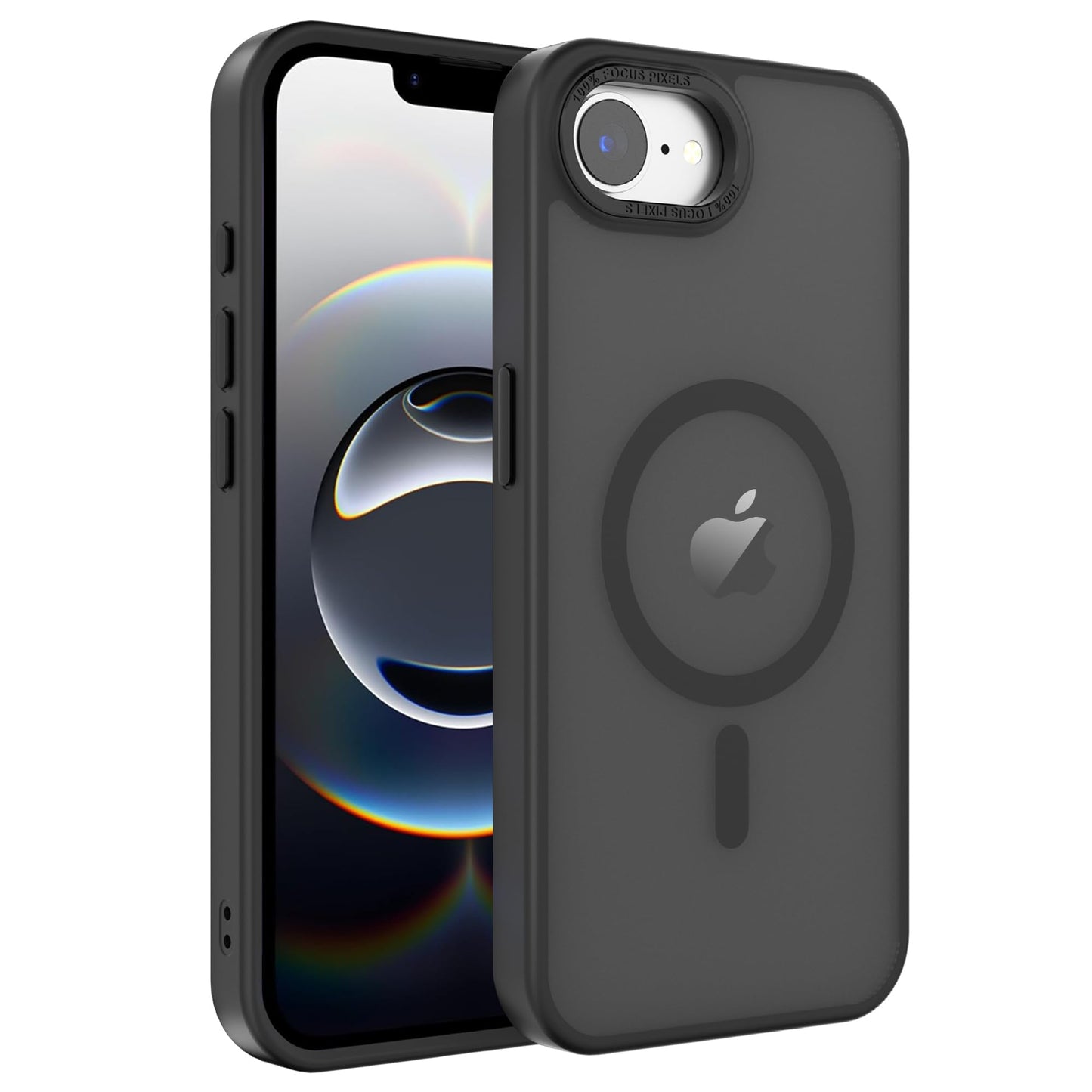 EUMADOVE iPhone 16e 2025/17e Case [Compatible with Magsafe] Translucent Matte Phone Cover, [10 FT Military Grade Drop Protection] Slim Durable