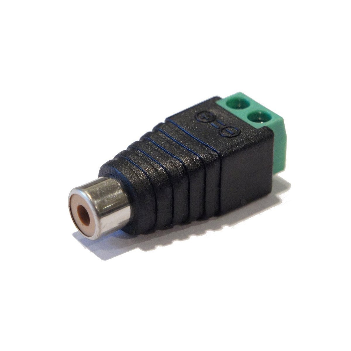HTTX RCA Female Plug to AV Screw Terminal Audio/Video Connector Adapter (10-Pack)
