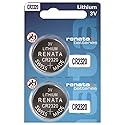 Renata CR2320 Batteries - 3V Lithium Coin Cell 2320 Battery (2 Count)