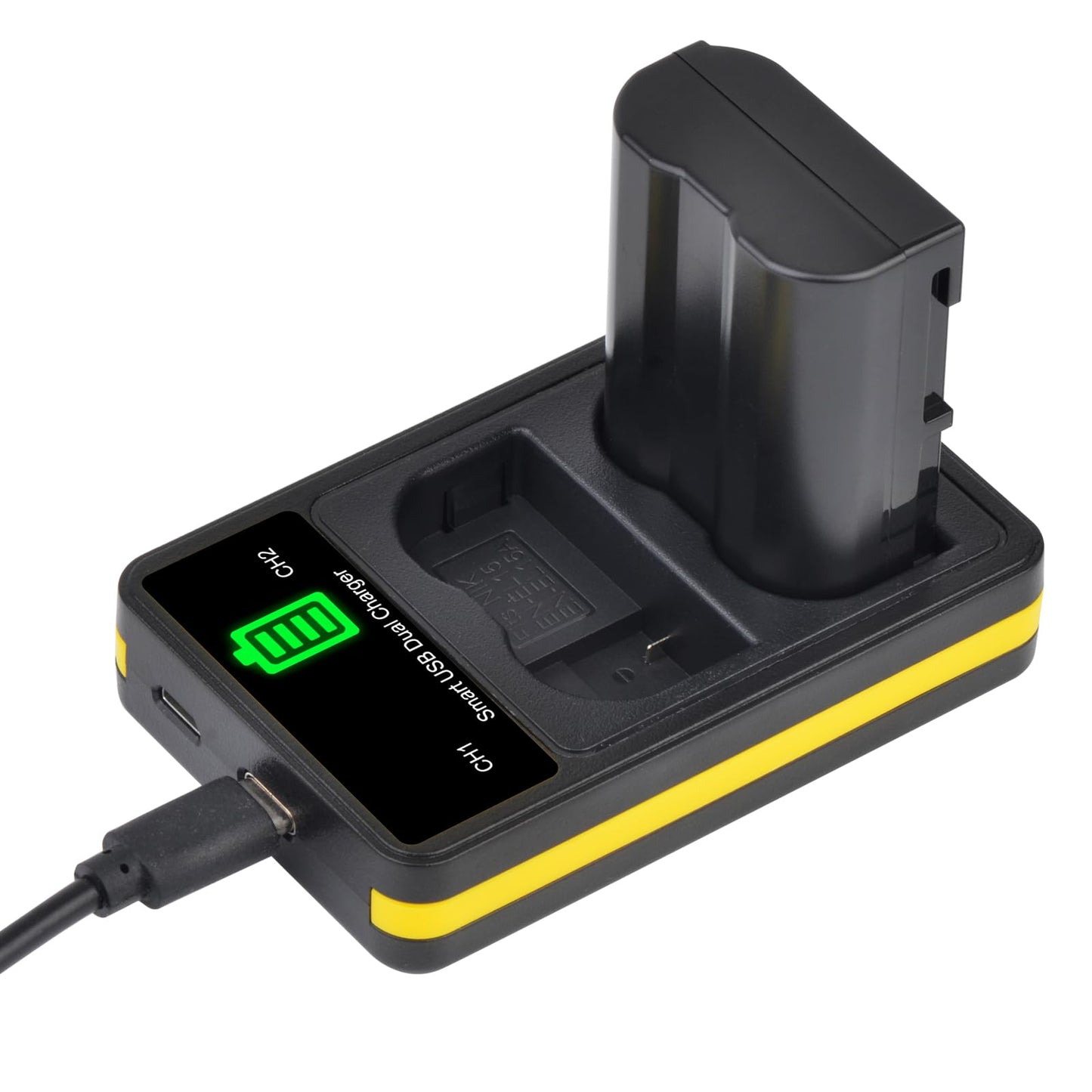 PowerTrust EN-EL15C EN-EL15 Battery and Charger Compatible with Nikon D7500, D7200, D7100, D7000, D850, D750, D500