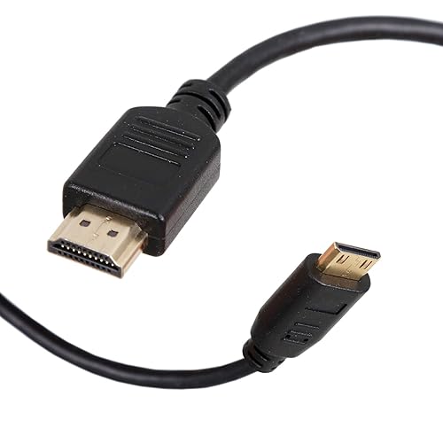 SideTrak Portable Monitor 3ft HDMI Cord | HDMI to Mini HDMI Cable | Compatible Swivel & Solo | Durable, Flexible, Tangle-Free Cord | Black